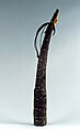 Horn, Ivory, lizard (Nile monitor)  skin, possibly Mvuba people